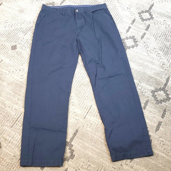 Calvin Klein Men's Blue Blue Khaki Pants size 34x30 - Picture 2 of 6